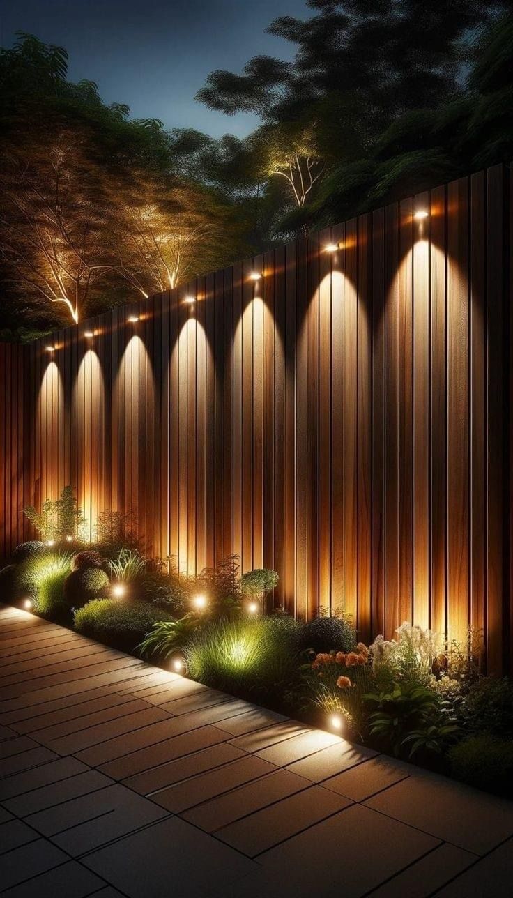 Drywall Garden Lighting